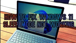 How to Fix Windows 11 Sleep Mode Not Working Problem Fix Sleep Issues SOLVED [upl. by Aicele]