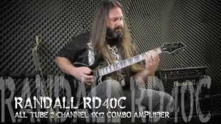 Randall Amplifiers Diavlo RD40C amp Washburn Parallaxe  Metal [upl. by Bat459]