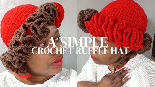 Ruffle Hat Tutorial for Adults [upl. by Holli]