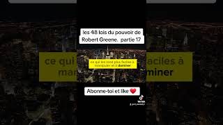 les 48 lois du pouvoir de Robert Greene vfpartie 16 RobertGreeneOfficial podcastpo pourtoi [upl. by Petua596]