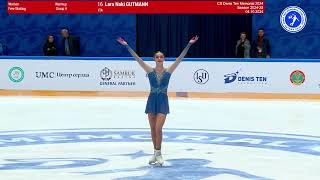 Lara Naki GUTMANN Long Program DENIS TEN MEMORIAL CHALLENGE 2024 [upl. by Nagiam]