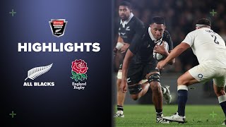 HIGHLIGHTS  All Blacks v England  Auckland 2024 [upl. by Retsevlys]