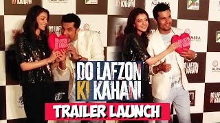 Do Lafzon Ki Kahani Official TRAILER Launch  Randeep Hooda  Kajal Aggarwal [upl. by Ahsinrad]