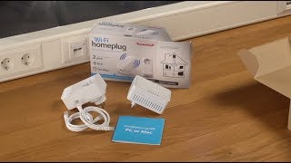 Unboxing e installazione di Sitecom LN555 WiFi Homeplug Dualpack  ITALIANO [upl. by Dirraj470]