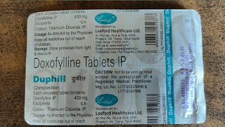 Doxofylline 400mg tablets  Duphill tablets review in hindi [upl. by Carlos]