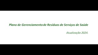 AULA 17  Plano de Gerenciamento de Resíduos [upl. by Yonit]