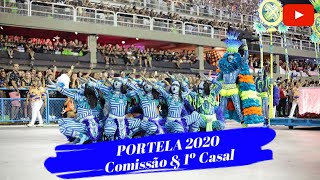 PORTELA 2020  COMISSÃO DE FRENTE amp 1º CASAL MARLON E LUCINHA NOBRE [upl. by Adnohs487]