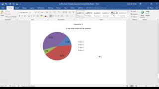 Adding charts to an appendix in APA [upl. by Carlock]