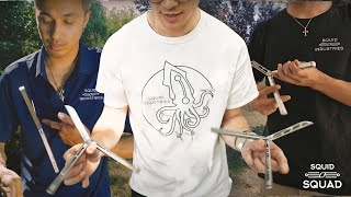 Incredible Butterfly Knife Tricks Balisong  Squid Squad Montage [upl. by Assil]