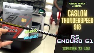 CASLON Thunderspeed 918 amp RS Enduro 61 white M23 C23 [upl. by Jerrilyn483]