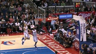 Jamal Crawfords AMAZING alleyoop to Blake Griffin [upl. by Draper]