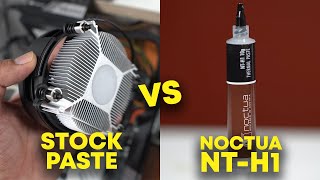 Stock AMD Heatsink Paste vs Noctua NT H1 Should You Replace The Stock AMD Thermal Paste [upl. by Haldeman]