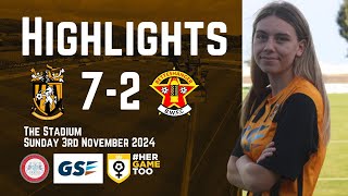 Highlights  Folkestone Invicta Women 72 Betteshanger Welfare Dev  SECWFL Kent Divisional Cup [upl. by Atoiganap]