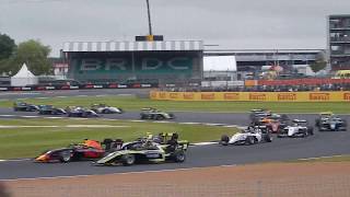 FIA Formula Three  Race Start  Silverstone General Admission [upl. by Idona447]