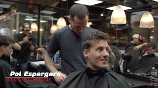 Pol Espargaro  GASGAS Barbershop Interview [upl. by Enaj175]