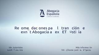 LexNET Justicia Recomendaciones para la transicion [upl. by Massarelli]