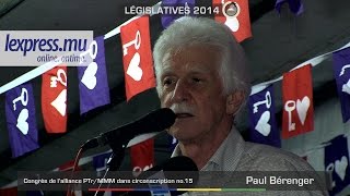 Paul Bérenger  quotLa MBC ne changera pas avec Callikanquot [upl. by Senn]