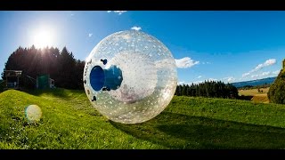 OGO Zorbing in New Zealand GoPro in 720p [upl. by Ekalb966]