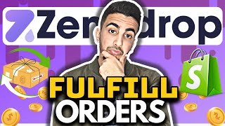 How To Fulfill Orders On Shopify Zendrop  Zendrop Shopify Tutorial [upl. by Sissie]