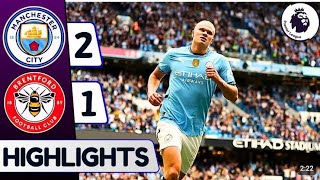 Manchester City vs Brentford LIVE Stream EPL Premier League 202425 Showdown Round 4 [upl. by Hanna]