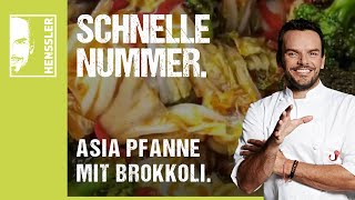 Schnelles Asia PfanneRezept mit Brokkoli Paprika und Avocado von Steffen Henssler [upl. by Nylecoj257]