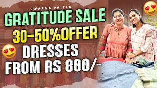 Year End Gratitude OffersNew Dress Materials swapnavaitla youtube foryou dresses [upl. by Modesty]