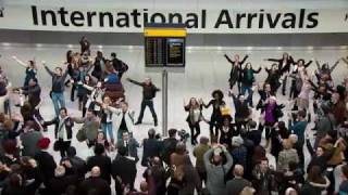 Welcome Back Heathrow Terminal 5 Flash Mob by TMobile [upl. by Ailiec549]