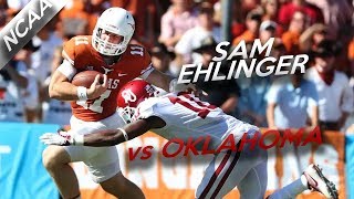 Sam Ehlinger Highlights vs Oklahoma  1939 388 Total Yards 2 TDs  101417 [upl. by Irmo223]