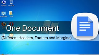 One Document with Different Headers Footers Page Numbers and Margins [upl. by Haran]