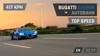 Bugatti Chiron vs Autobahn  Top Speed TEST [upl. by Atinwahs239]