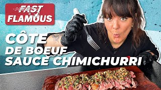 La côte de bœuf sauce CHIMICHURRI  ⚡ Fast and Flamous 🔥 [upl. by Reni805]