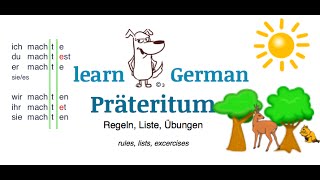 learn German PräteritumImperfekt  TEIL1 [upl. by Koo]