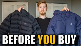 ArcTeryx Down Jackets WORTH IT  NEW Thorium vs Thorium SV Comparison and Review [upl. by Beilul]