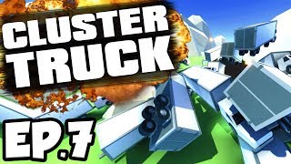 ClusterTruck Ep7  INSANE GRAPPLING HOOK SKILLS SCIFI LEVELS Gameplay  Lets Play [upl. by Broddy]