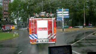 Badhoevedorp TS346 Onderweg naar Bos  Heide brand Schoorl [upl. by Aenel]