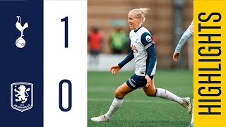 SUMMANENS 40YARD SCREAMER  HIGHLIGHTS SPURS 10 ASTON VILLA  TOTTENHAM HOTSPUR WOMEN [upl. by Shargel]