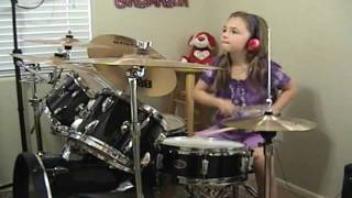 ACDC quotWho Made Who Live 92quot a Drum Cover by Emily [upl. by Ahseneuq402]