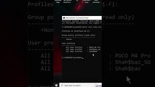 Find Your WiFi Password in Windows 1011 with CMD shorts [upl. by Nodnar282]