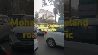 Mohali city Homeland road traffic [upl. by Neale]