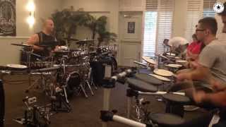 Gergo Borlai warm up exercises  Big Drum Bonanza 2014 [upl. by Sukram300]