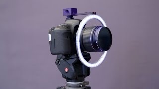 DIY Light Ring for Any DSLR  3D Printed NeoPixel Ring Camera Mount [upl. by Okimuy]