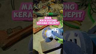 BUKA MATA GERINDA KERAMIK TERJEPITdiy tutorial tips tricks cuttingmachine ideas kreatif [upl. by Heise]