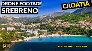 Srebreno Beach Croatia Drone footage [upl. by Licna444]