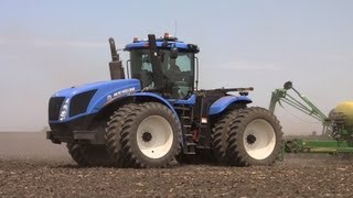 Galusha Farm  New Holland T9390 Tractor on 5162013 [upl. by Mabel]