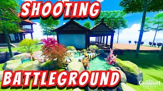 SHOOTING INN TUTORIAL  SERENITEA POT  TEAPOT HOUSE IDEAS DESIGNS  GENSHIN IMPACT  原神 ハウジング  家园 [upl. by Assetniuq]