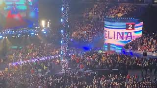 Melina Enters The Royal Rumble Crowd Reaction Vlog [upl. by Ursas197]