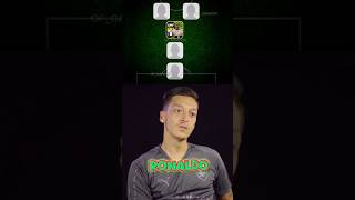 Özil Picked his 5ASIDE Team With Madrid Legends 😱🔥 what is Your 5ASIDE Team🤔 efootball2024 [upl. by Nitsraek348]