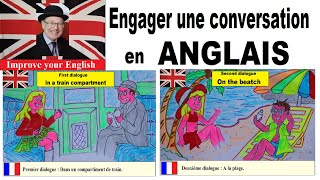 Anglais Français  Comment engager amp entretenir une conversation [upl. by Alvira]