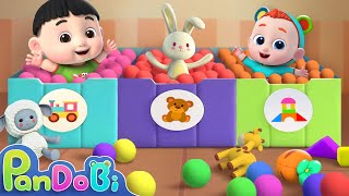 Clean up Song  Tidy up Song  More Nursery Rhymes amp Kids Songs  Pandobi [upl. by Einimod]