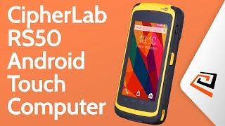 CipherLab RS50 Android Touch Computer [upl. by Ytteb]